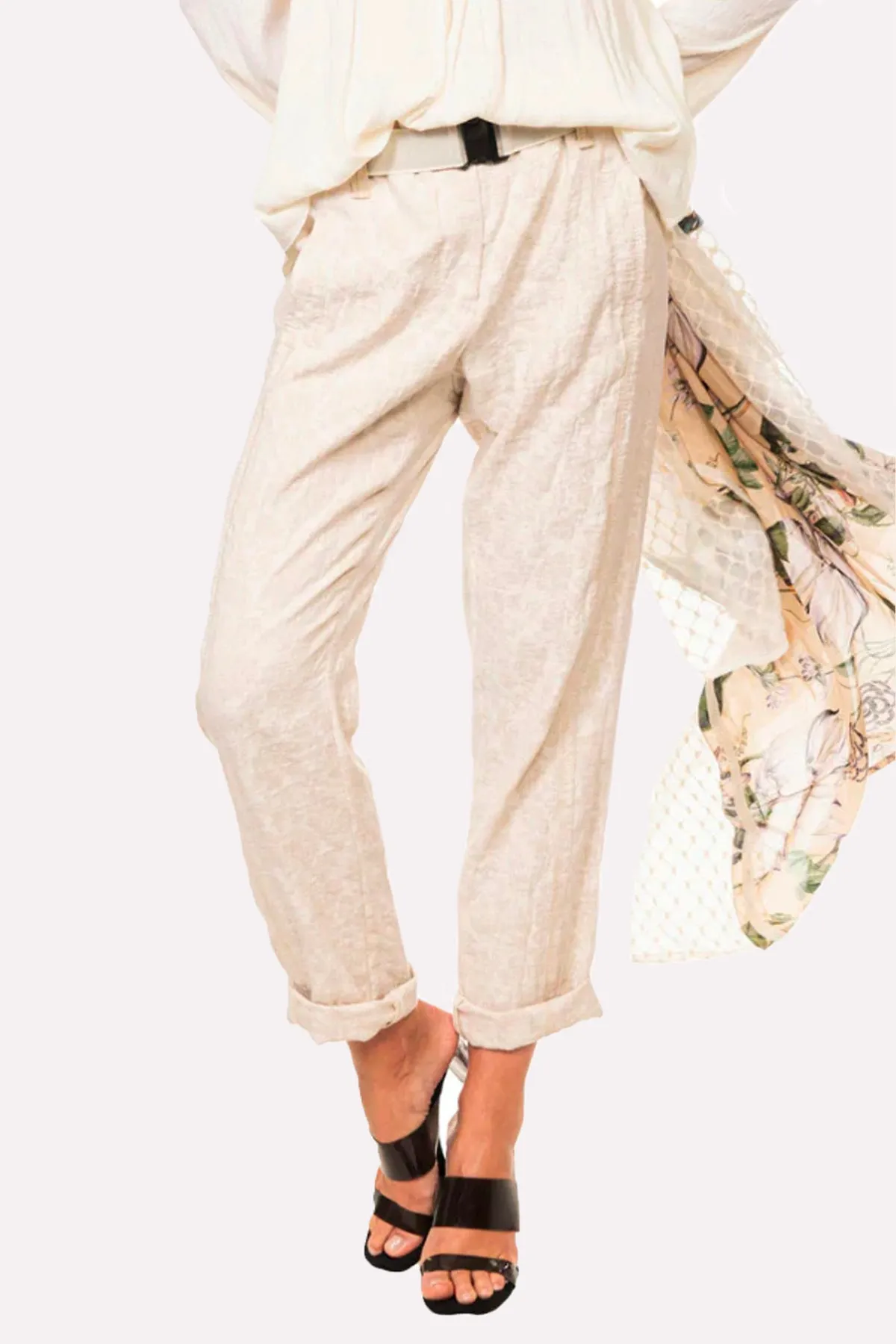 Belted Pants - Linen