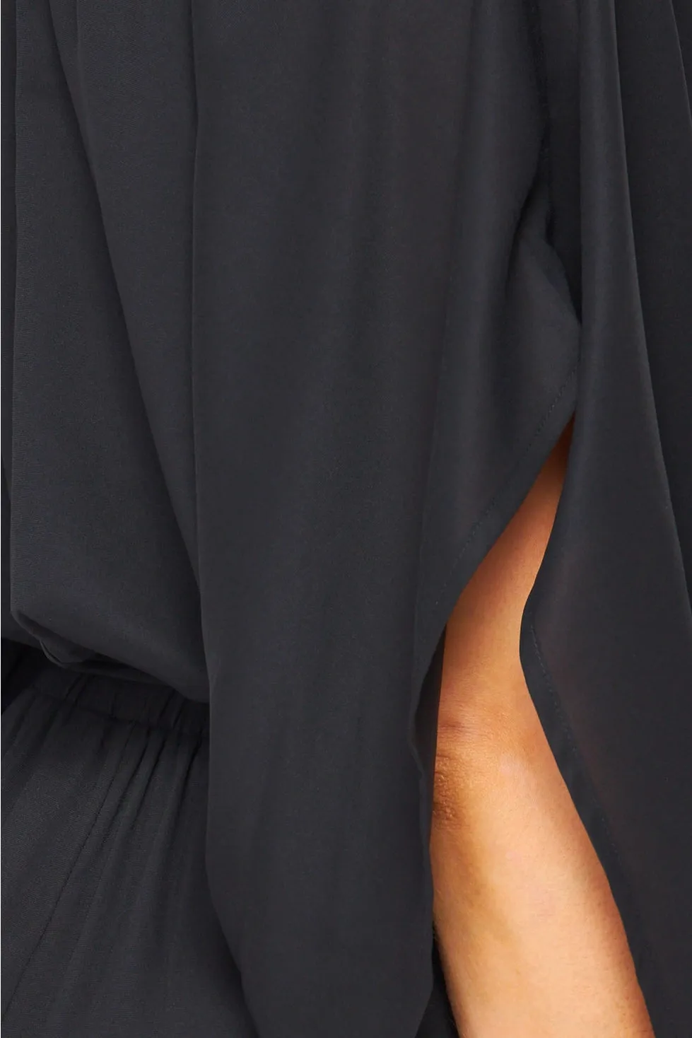 Black Chic Wide Sleeves Jumpsuit