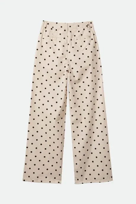 BRIXTON VICTORY FULL LENGTH WIDE LEG PANT - NATURAL