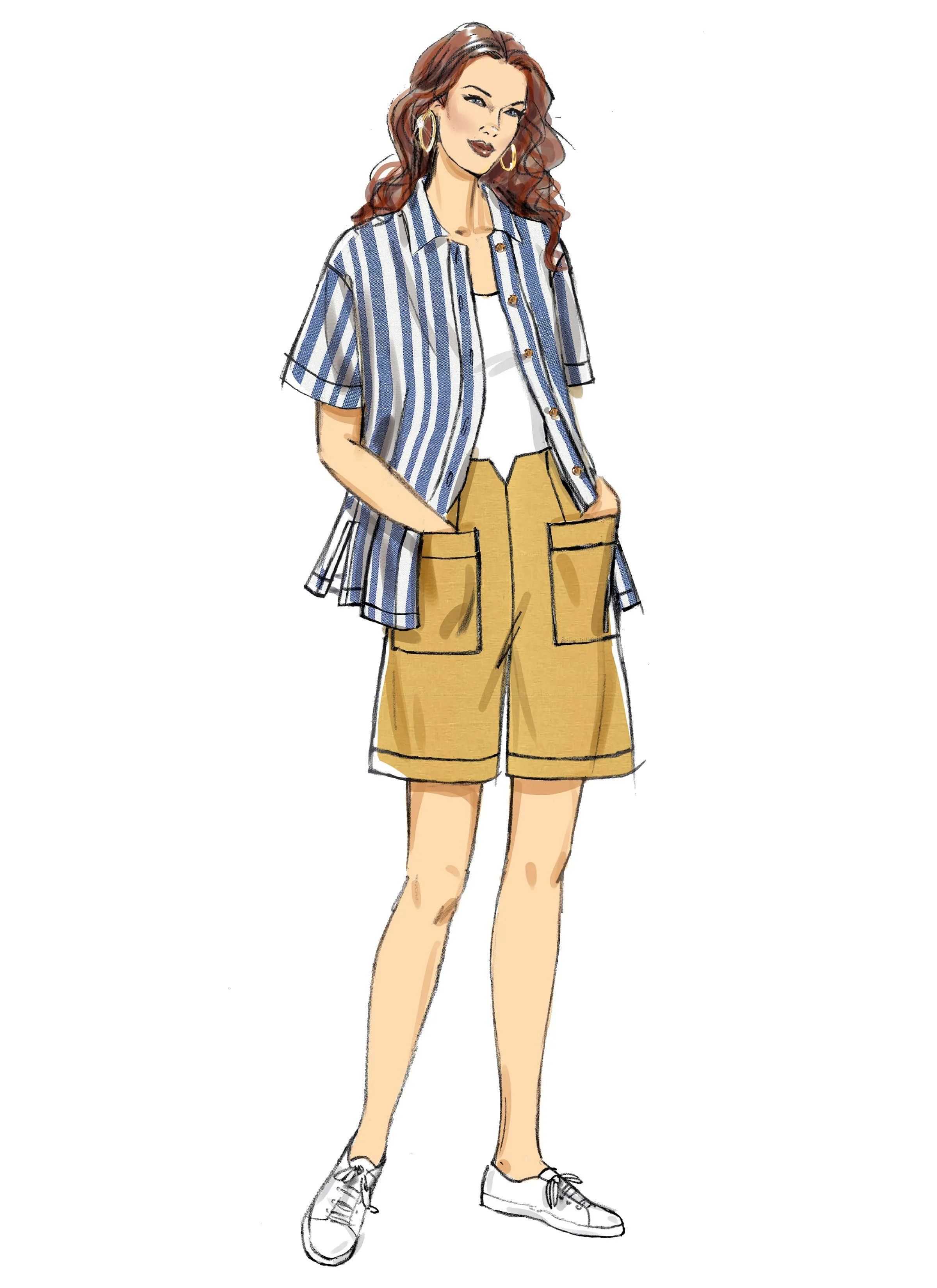 Butterick 6880 Shirts, Pants and Shorts sewing pattern