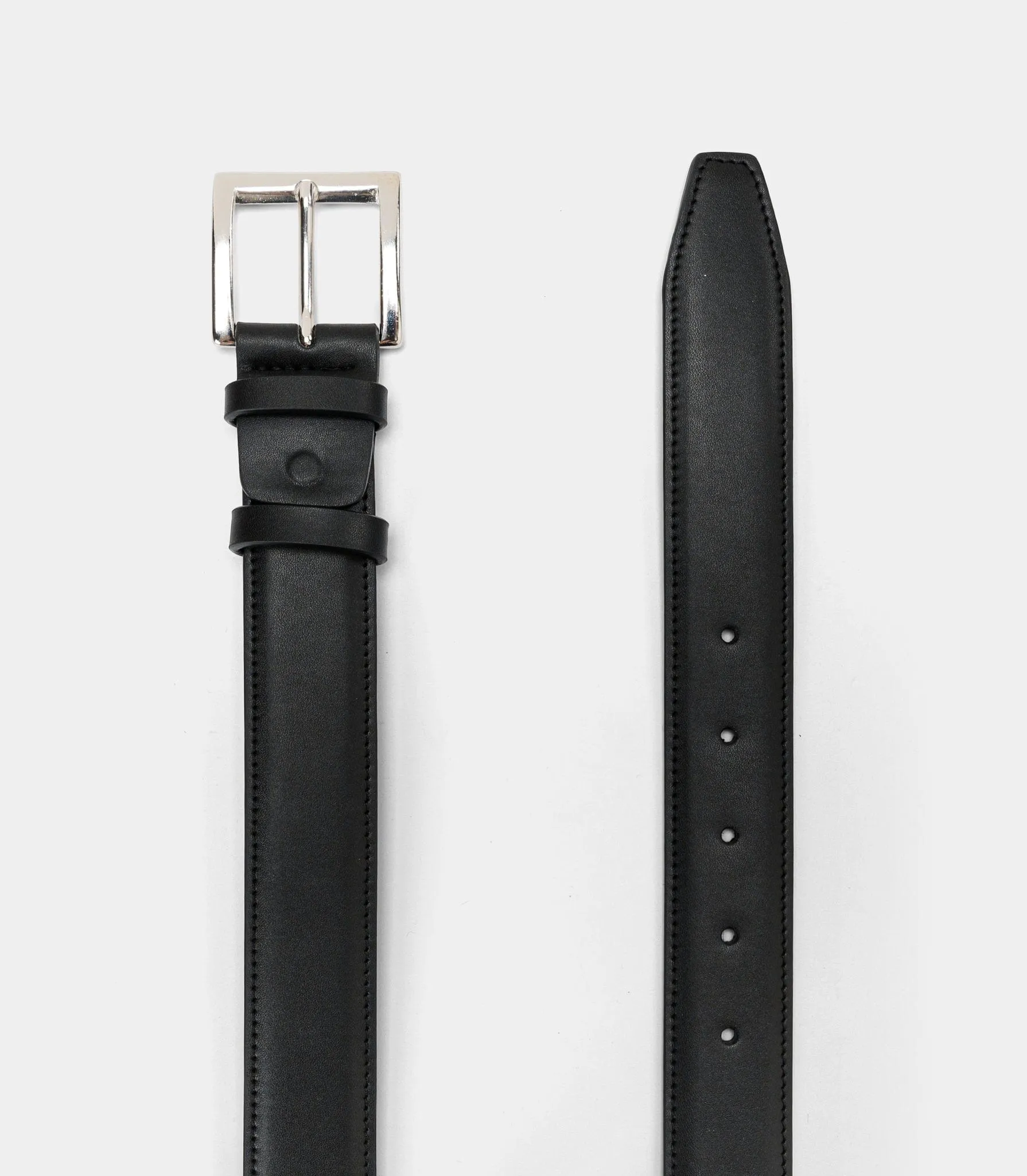 Classic Vegan Leather Belt | Black