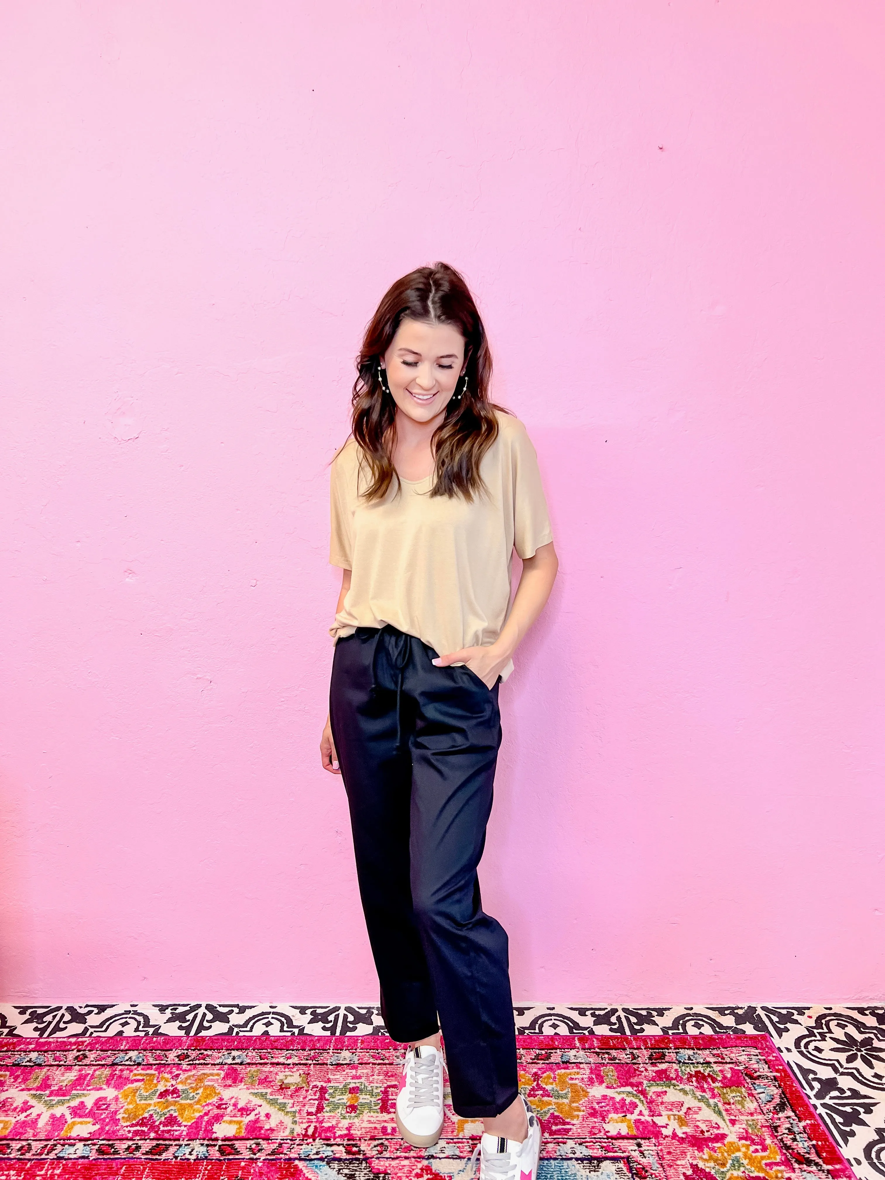 Coastal Comfort Pants-Black