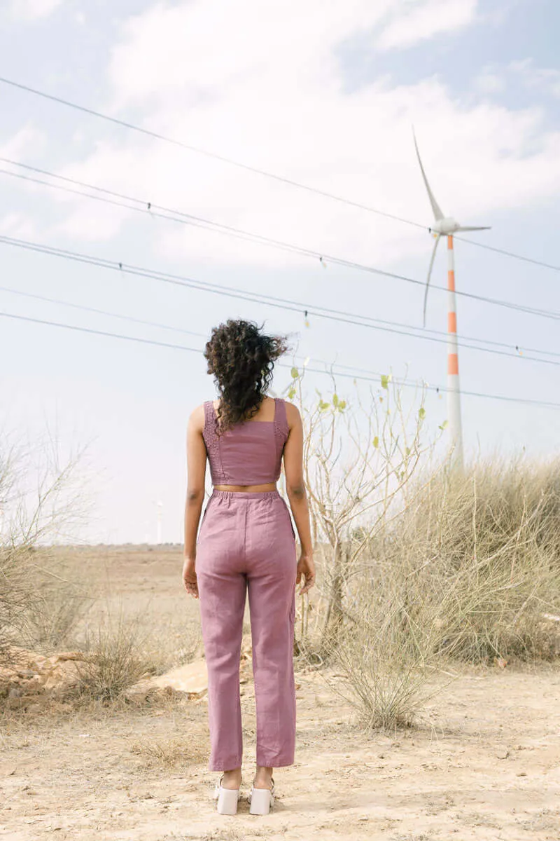 Cut out pleated jumpsuit