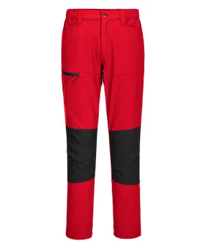 Deep Red - WX2 stretch work trousers (CD886) slim fit