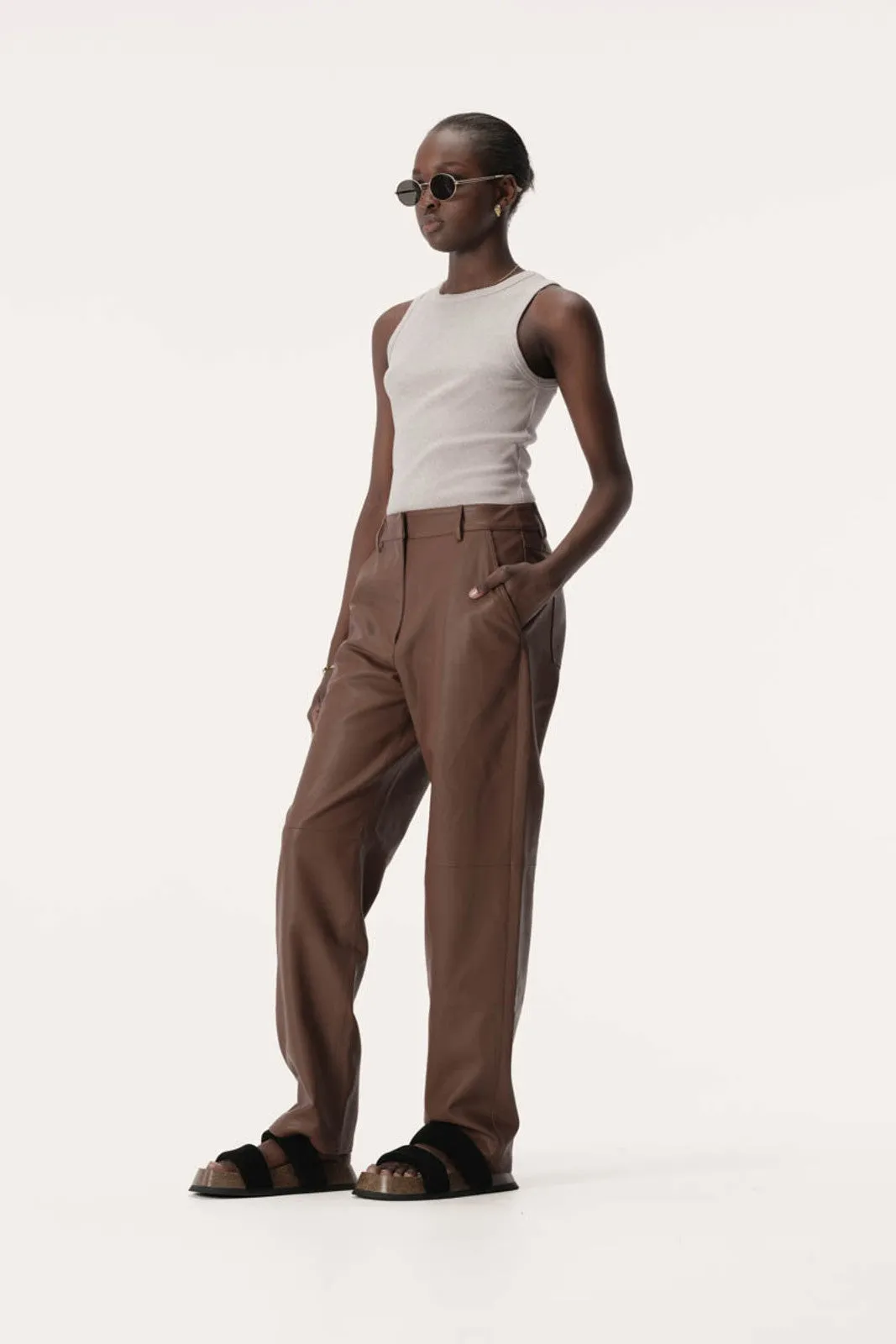 Elka Collective 'Bri Pant' - Chestnut