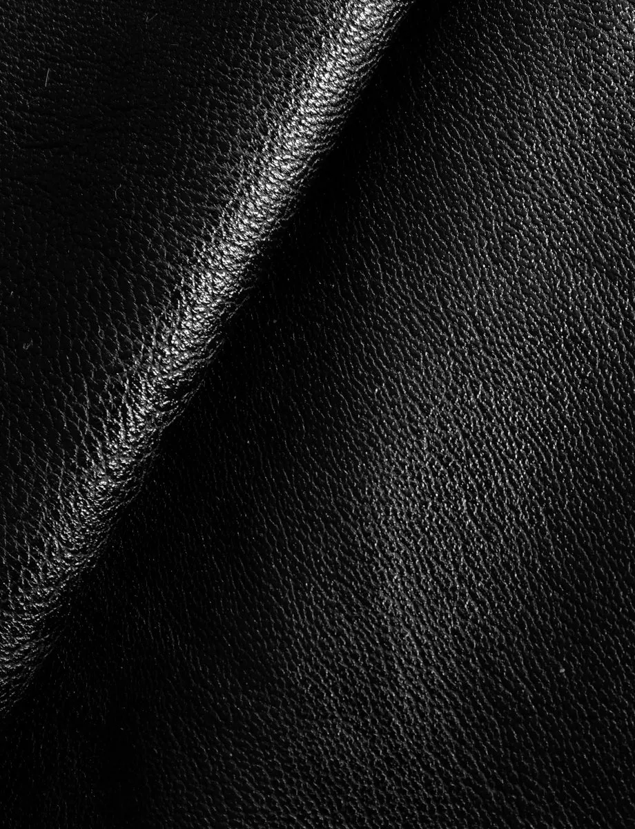 Faux Leather 7/8 Split Front Pant