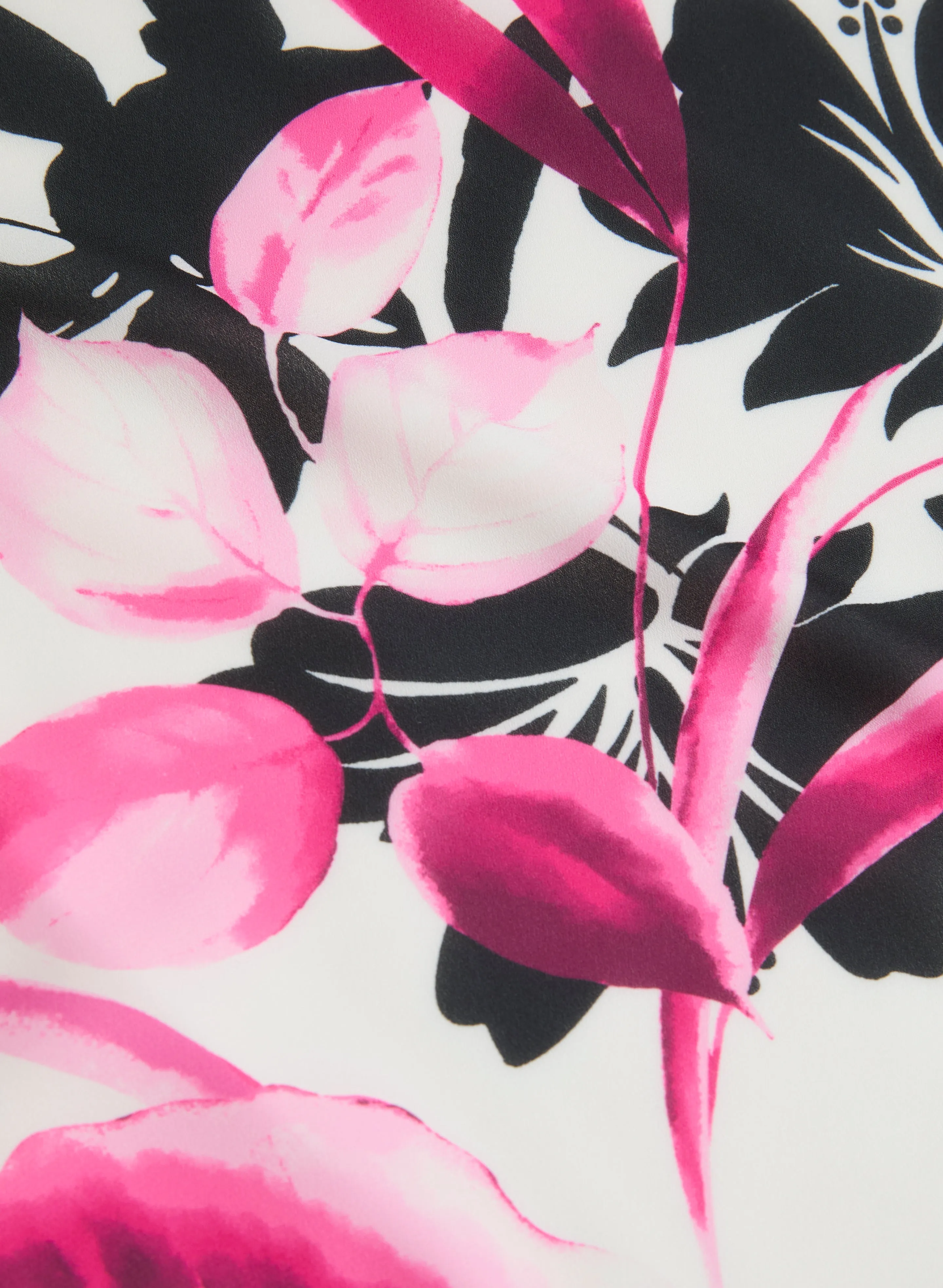 Floral Placement Print Top