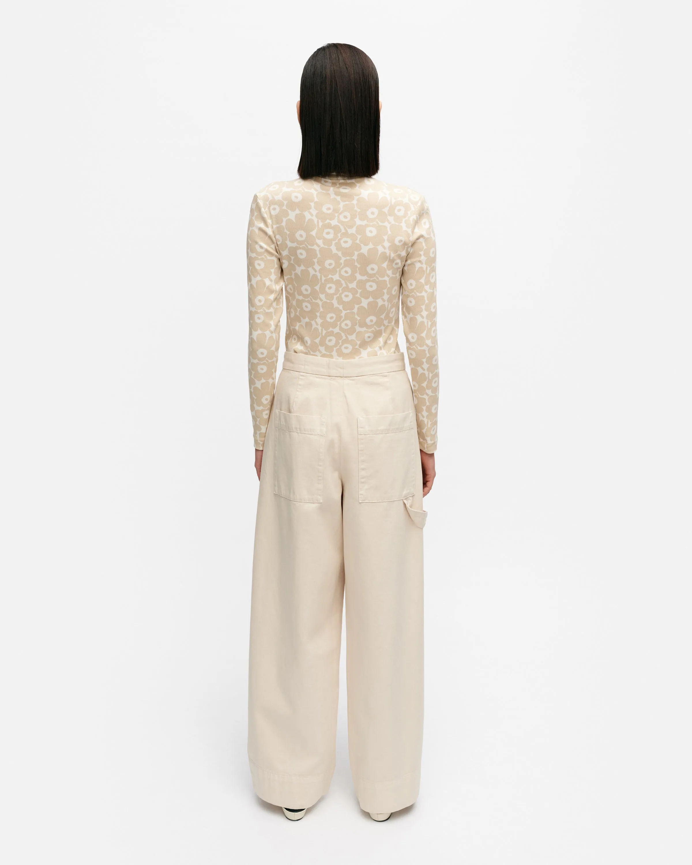 Funktio Solid Cotton Trousers
