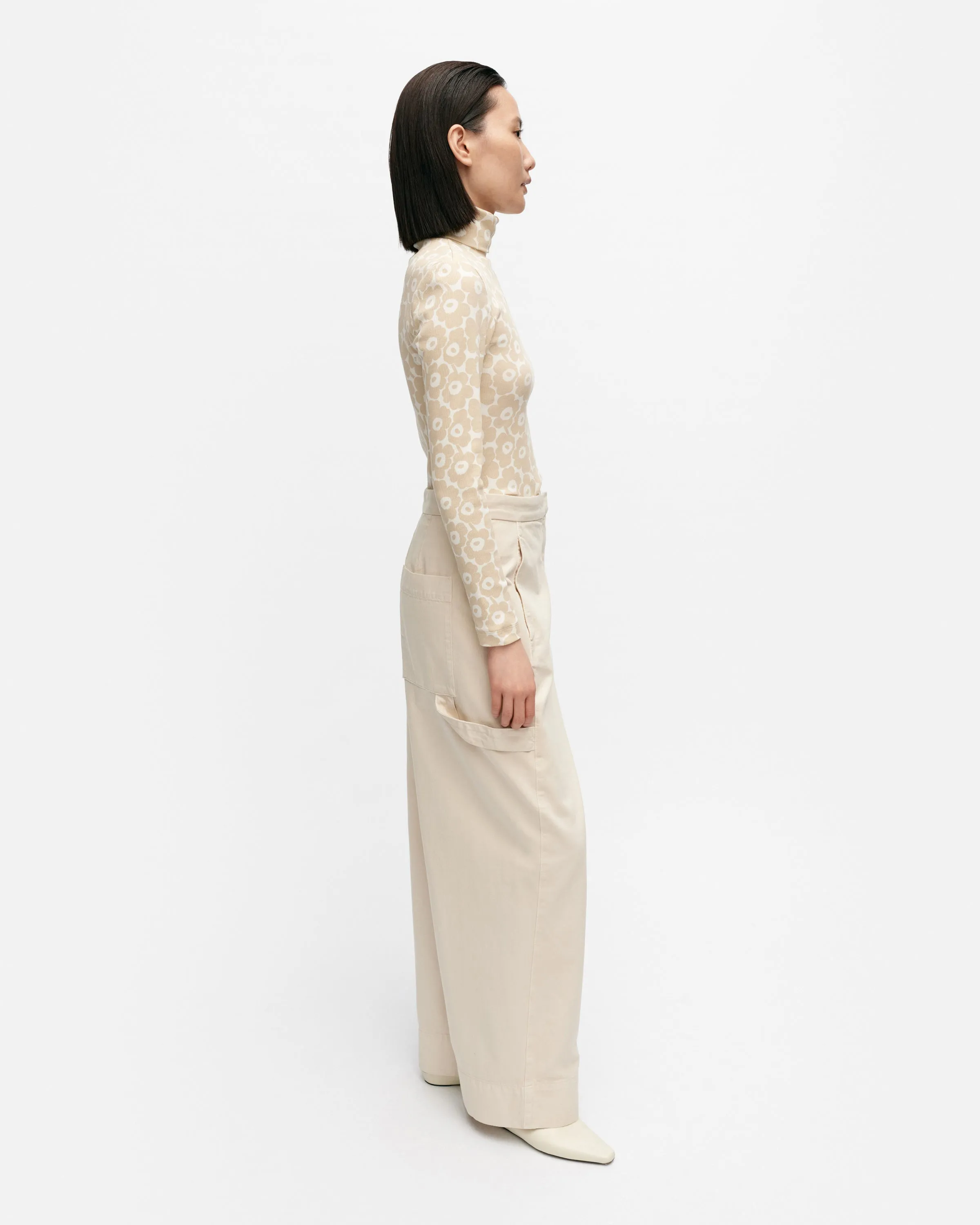 Funktio Solid Cotton Trousers