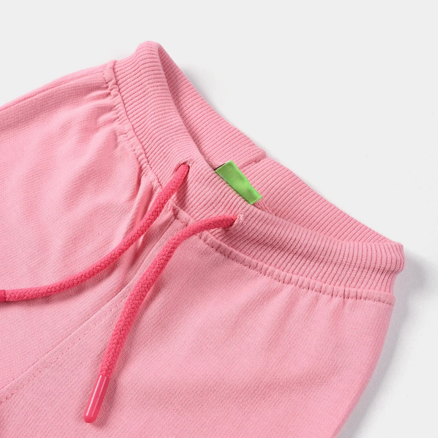 Girls Cotton Terry Short Berry Cute-Candy Pink