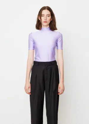 High Neck Fitted Top