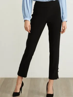 Joseph Ribkoff S High Rise Black Capri Trousers 211117 (A)
