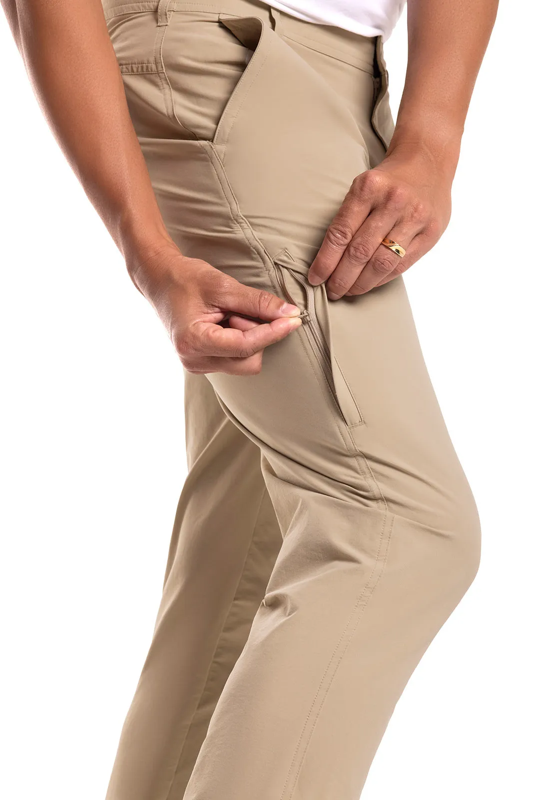 Men's Marco Summer Casual Pants | Washed Tan