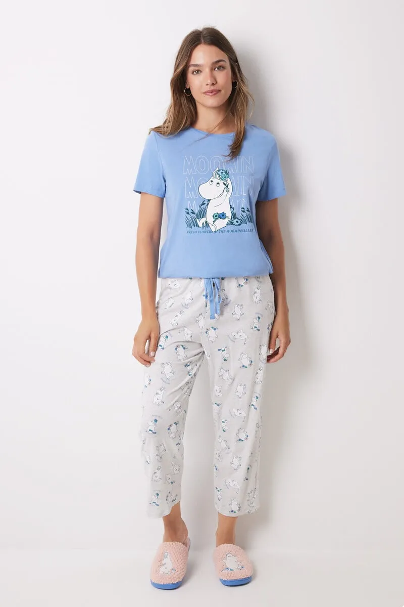 Moomin 100% cotton Capri long pyjamas