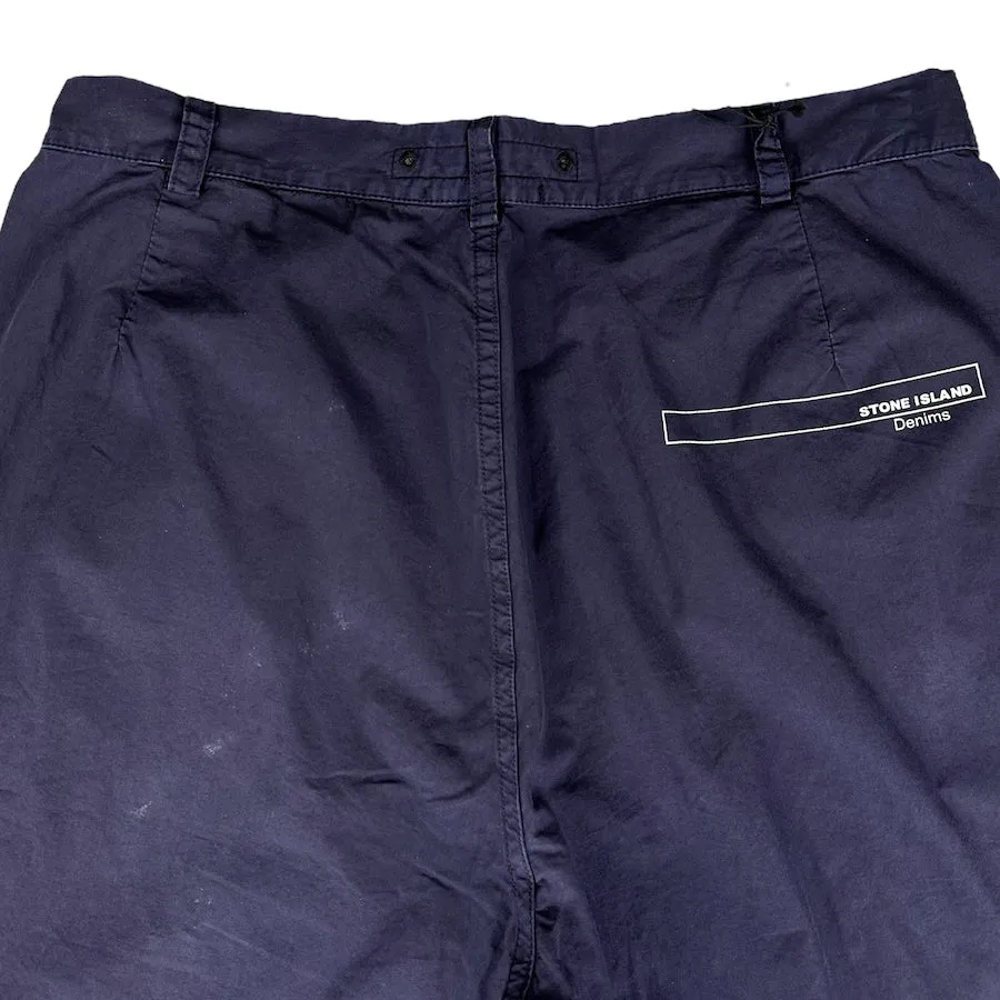 (NEW) STONE ISLAND LIGHTWEIGHT NAVY PANTS