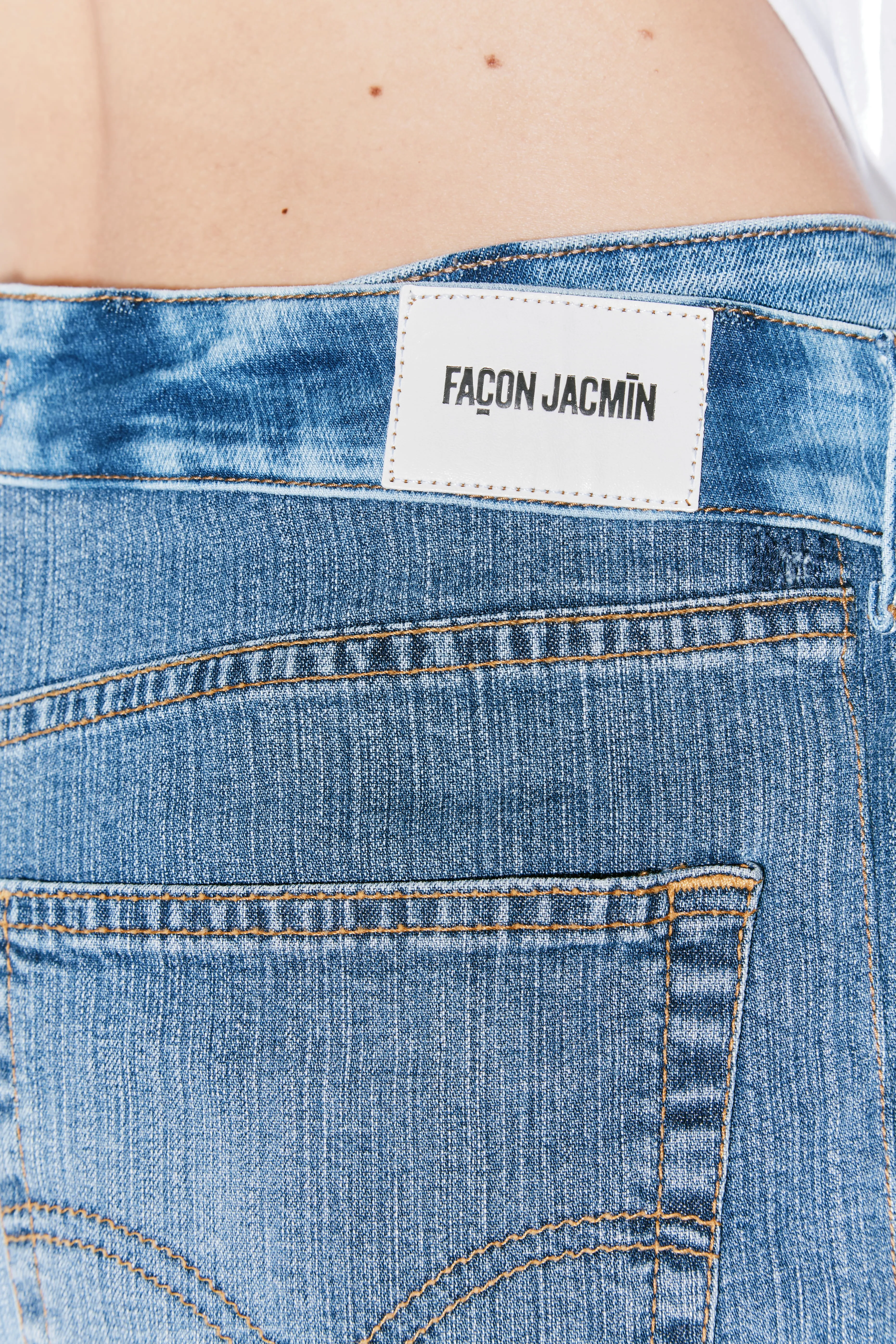 PACI shorts upcycled denim blue