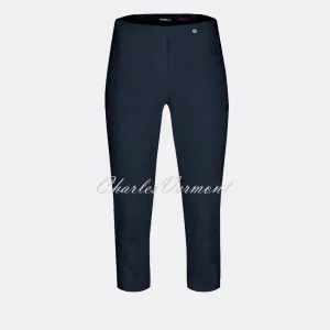 Robell Marie 07 Capri 51576-54401-69 (Navy Leaf Jacquard)