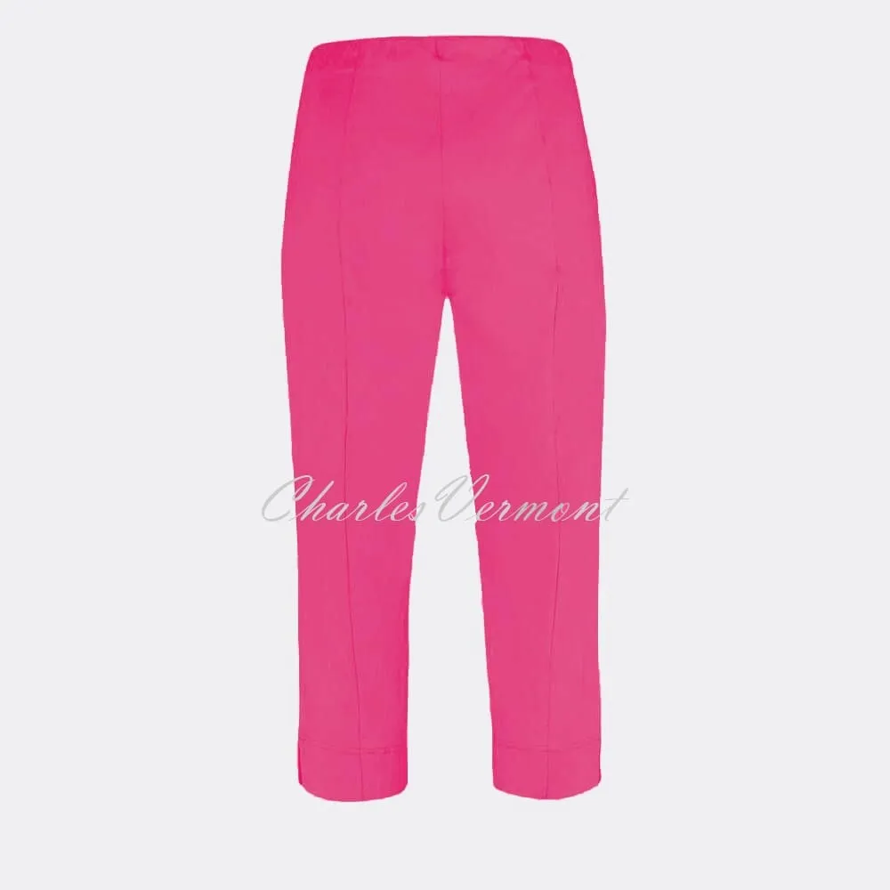 Robell Marie 07 – Cotton Rich Capri Trouser 51664-54056-33 (Pink Flambé)
