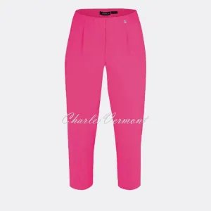 Robell Marie 07 – Cotton Rich Capri Trouser 51664-54056-33 (Pink Flambé)