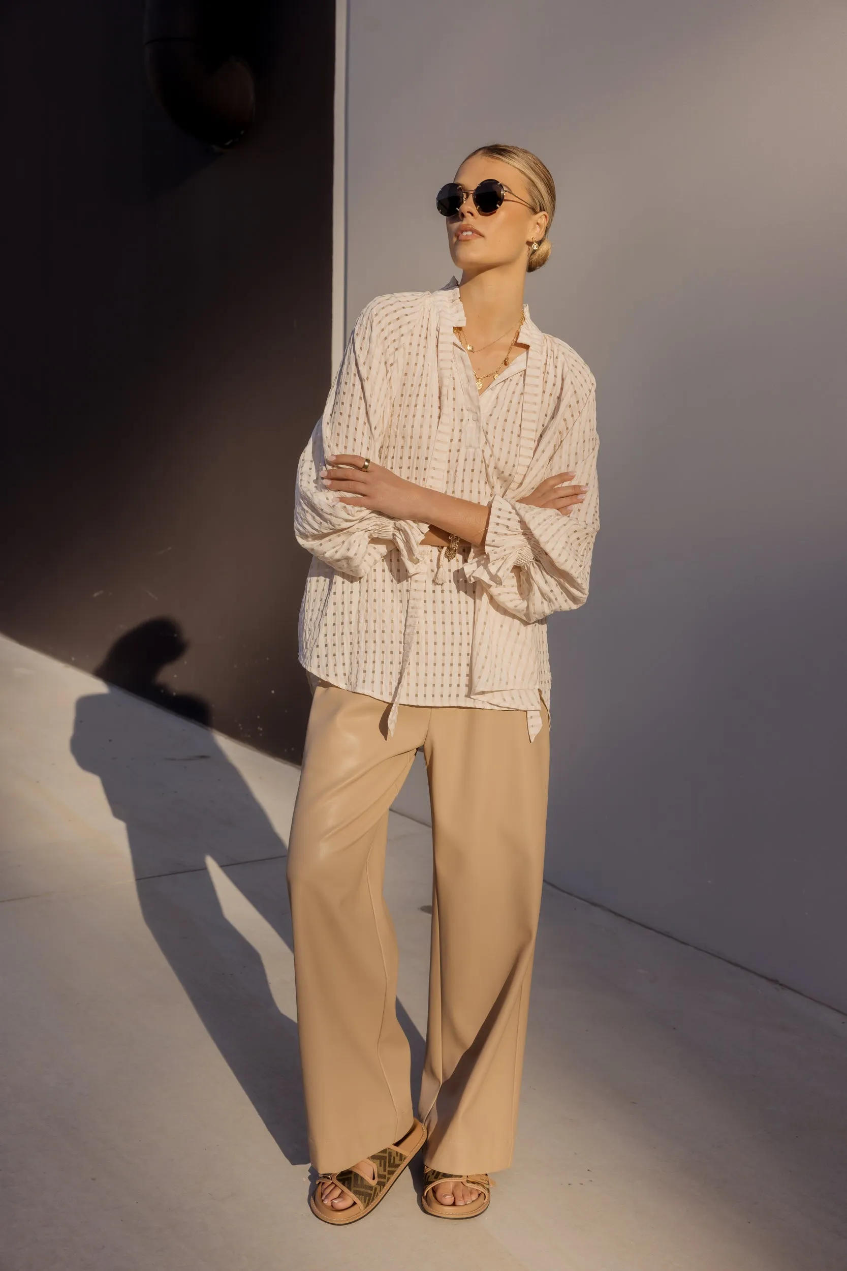 ROLLO Vegan Pants Beige