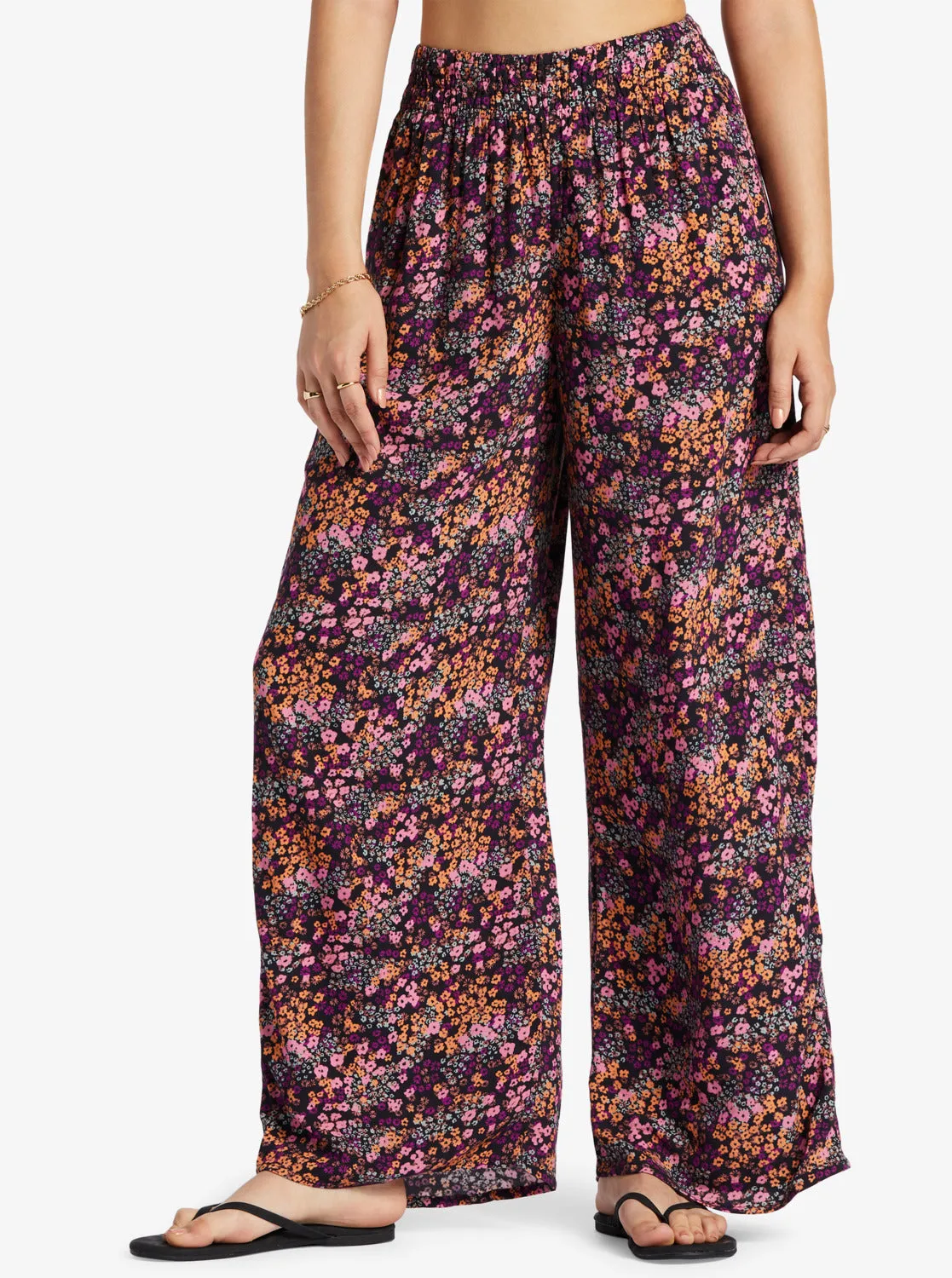 Roxy Forever And A Day Pants-Anthracite Floral Daze