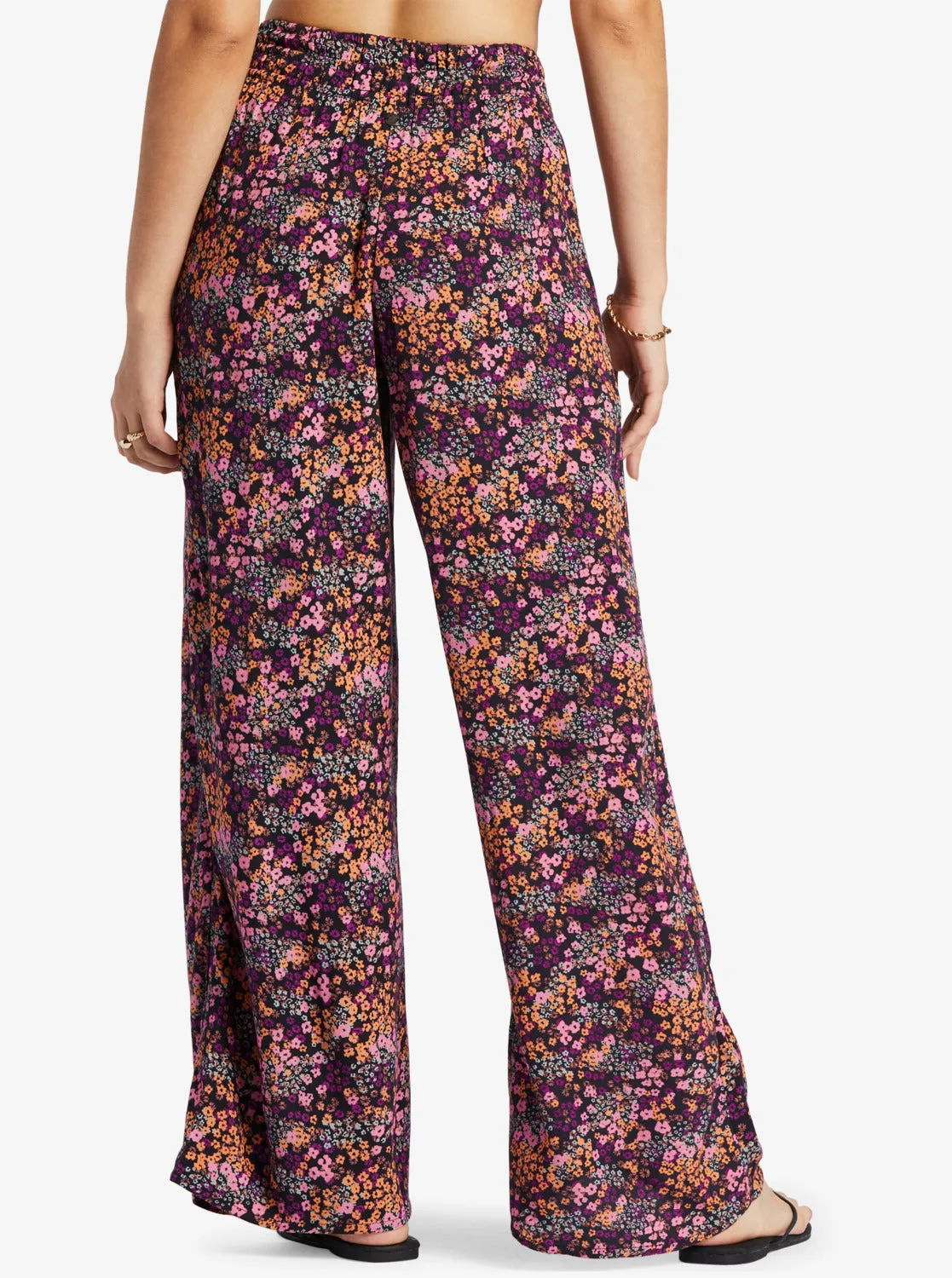 Roxy Forever And A Day Pants-Anthracite Floral Daze
