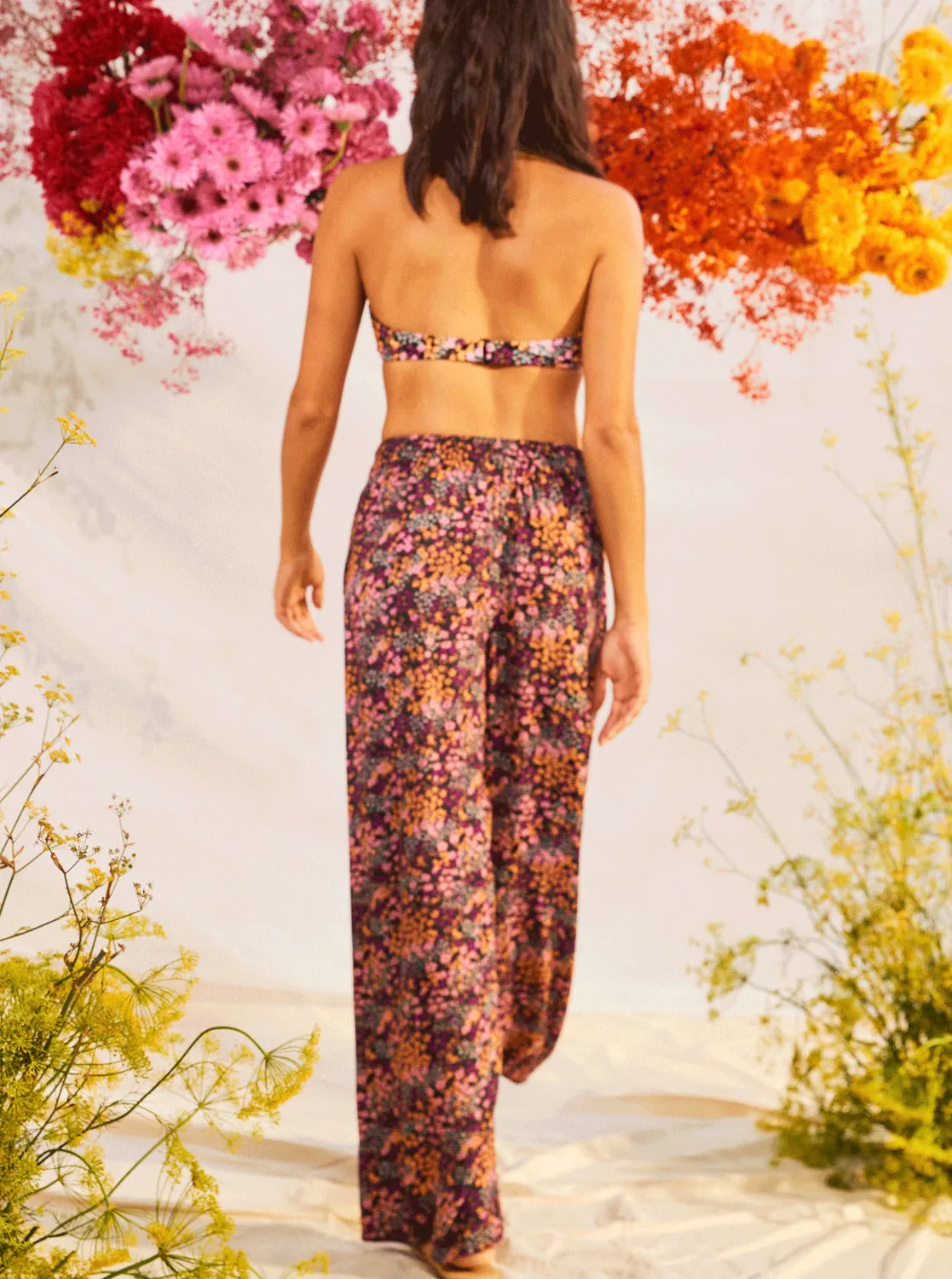 Roxy Forever And A Day Pants-Anthracite Floral Daze