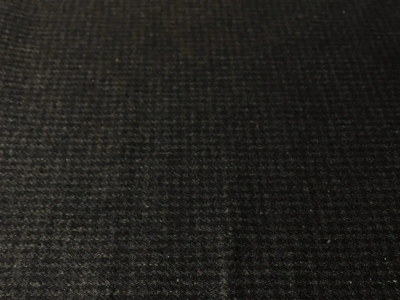 Wool x Nylon 270 gsm weight Suiting Fabric CHARCOAL BLACK [16449]
